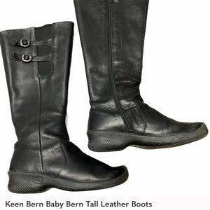 Keen berns baby tall black boots
